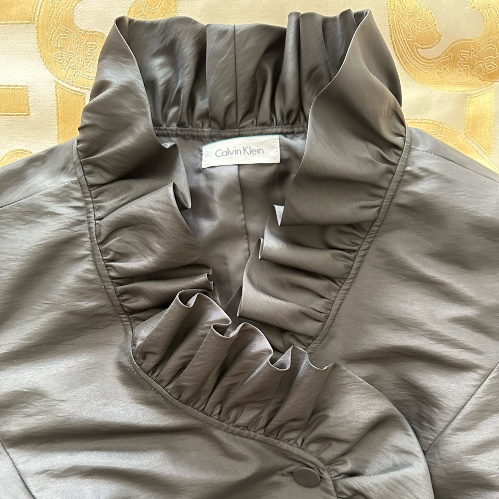 Calvin Klein Ruffled Jacket - Picture 4 of 4